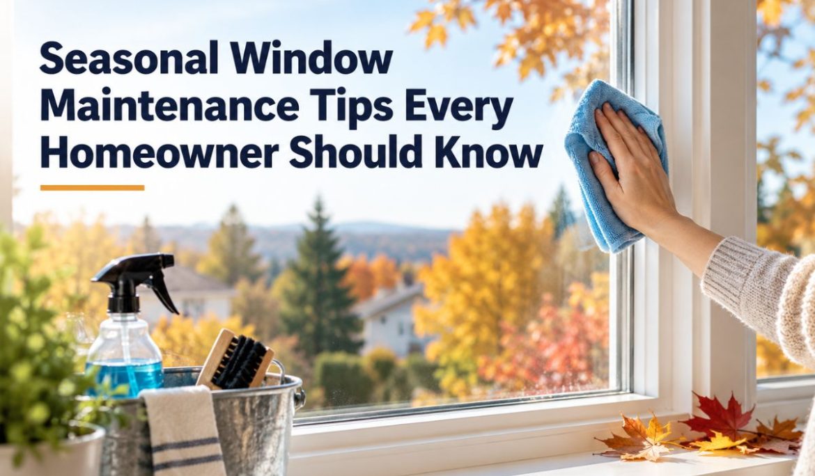 Seasonal Window Maintenance Tips
